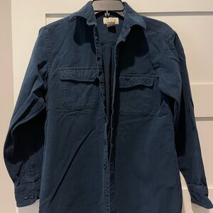 Navy Button-Up Shirt